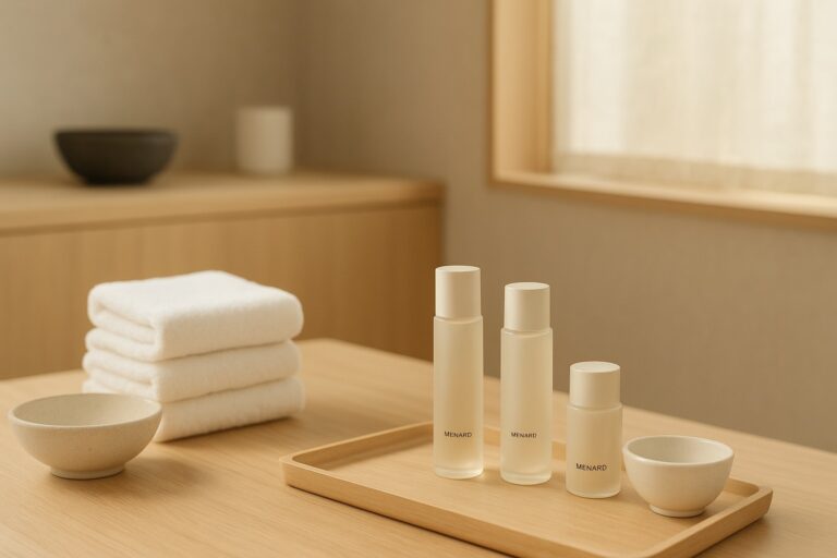 Soins visage anti-taches et éclat : Ingrid Millet & soin japonais Menard