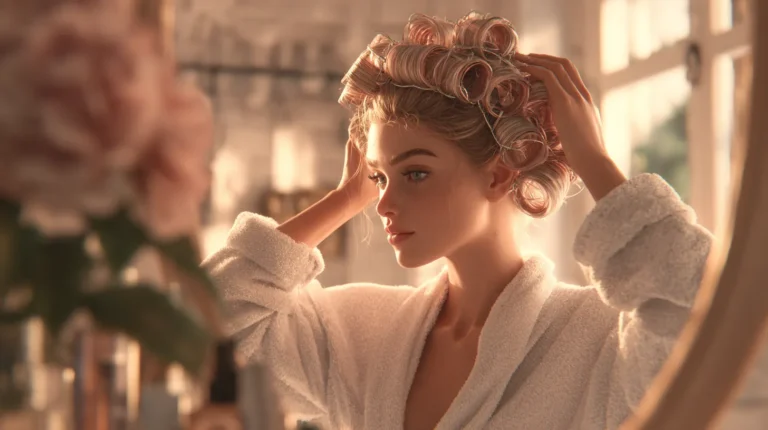 boucles parfaites avec bigoudis mousse sans chaleur