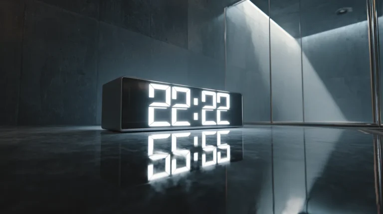 22h22 : Significations Heure miroir et explications
