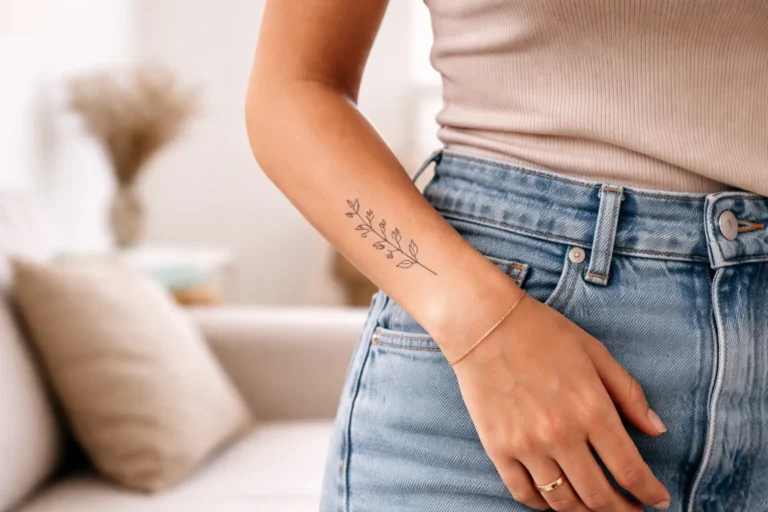 Discret tatouage avant-bras femme : idées fines, placement et style