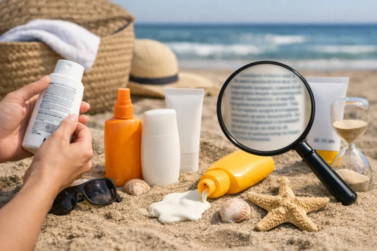 Crème solaire à éviter : ingrédients, étiquettes et erreurs fréquentes
