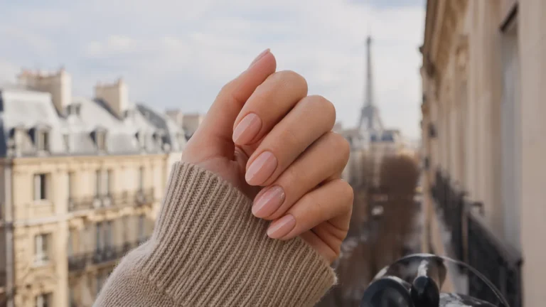 Modèle ongle semi permanent : le chic parisien, sans en faire trop