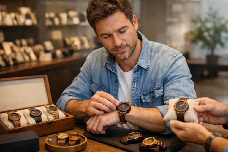 Bien choisir sa montre en bois pour homme : style, confort, tenue
