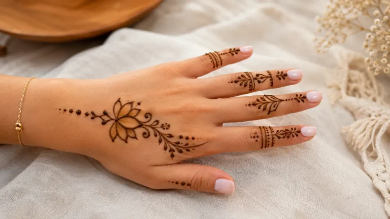 Henné facile doigt : des modèles simples pour sublimer la main