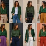 Quelle couleur va bien avec un vêtement vert ? 12 associations qui marchent