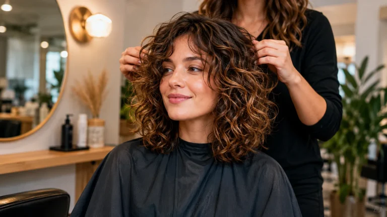 Permanente sur cheveux mi long : à quoi s’attendre (vraiment)