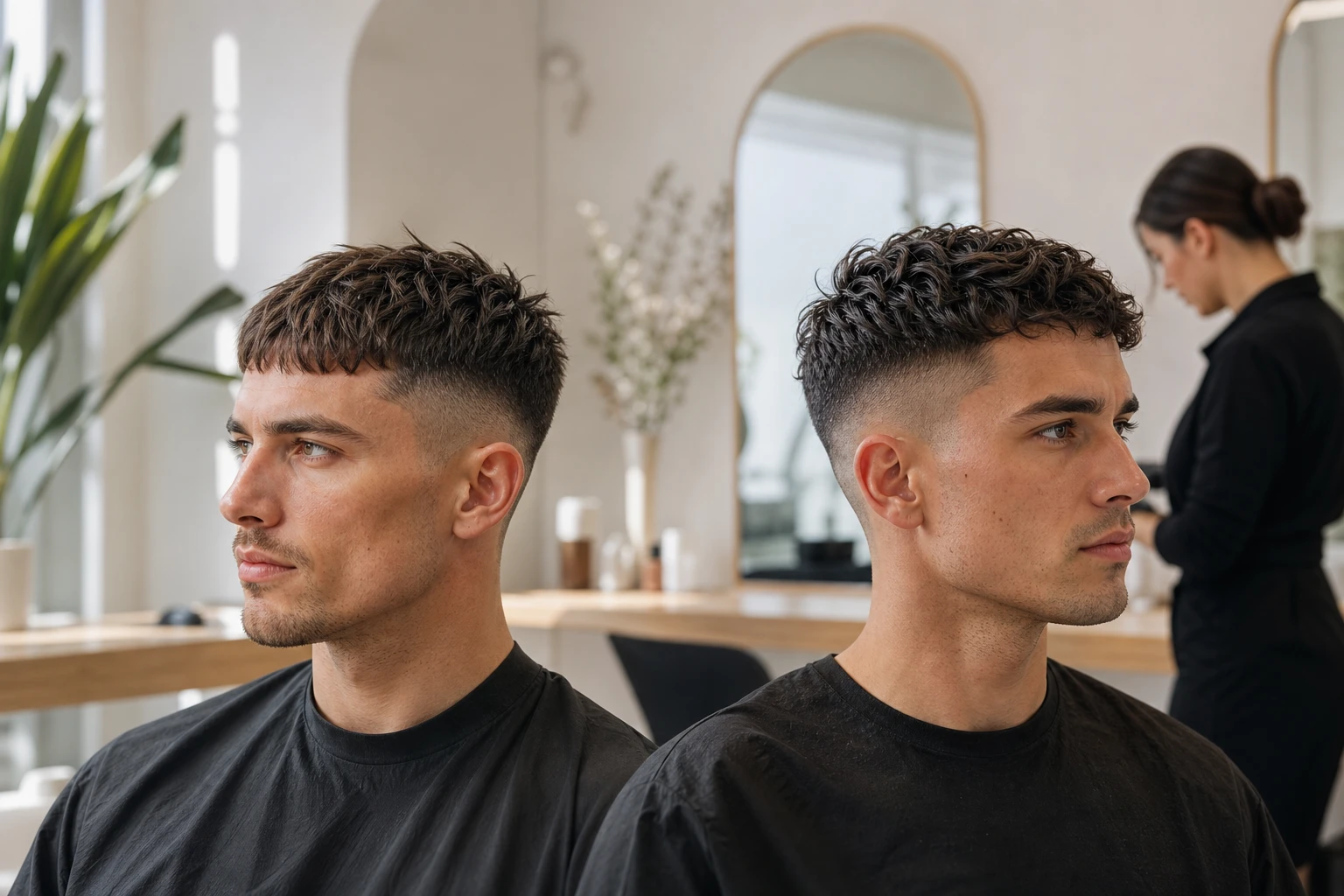 French Crop vs Caesar Cut